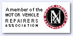 Registered member of the Motor Vehicle Repairers Association